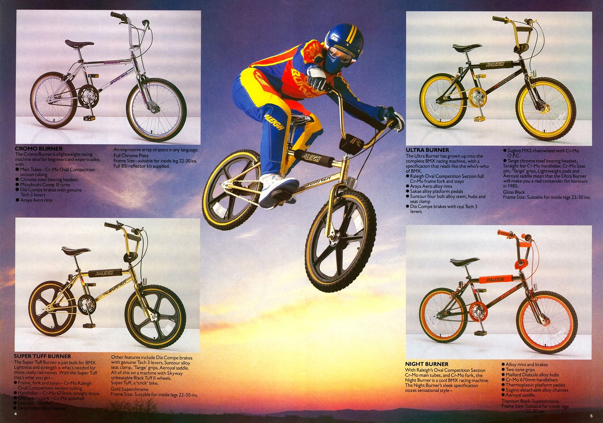 Raleigh Action Bikes Catalogue 1985